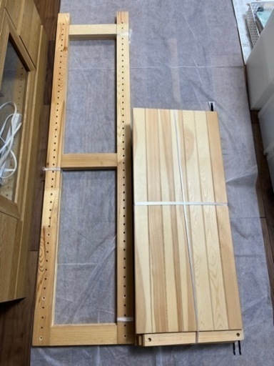 木製ラック（83.5×35×150cm）