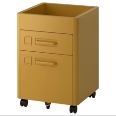 IKEA イドーセン デスク収納 ゴールデンブラウンの画像