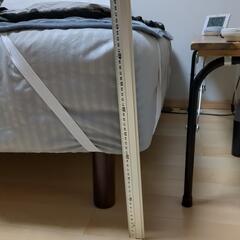 無印良品　セミダブルベッドの画像