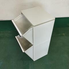 ボックス　2段　ランドリー収納　ゴミ箱　の画像