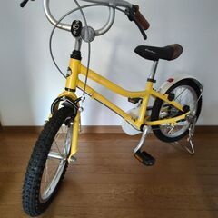 16インチ　自転車　コーダーブルーム　イエロー