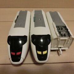 プラレール　プラキッズ橋上駅と小さな踏切、トンネル他車両２編成の6点セット№Ｄの画像