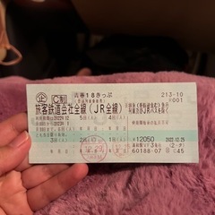 【取引中】18きっぷ　2022 3回分