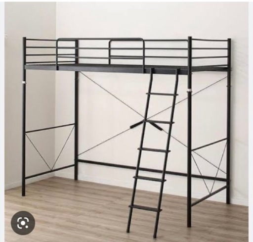 【引取】ハイベッド パイプベッド ベッドフレーム セパタ スチール ニトリ