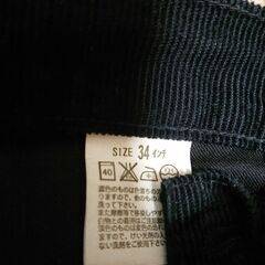 Levi's 517 コーデュロイパンツ 黒の画像