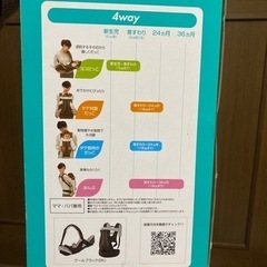 ベビー 抱っこひも コンビ sat fit 4wayの画像