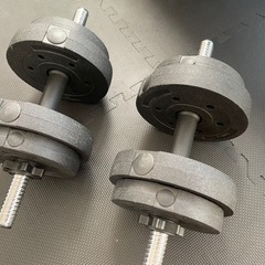 可変式ダンベル 7.5kg x2 二個セット　筋トレの画像