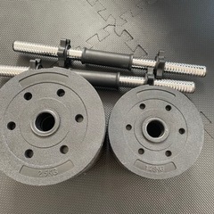 可変式ダンベル 7.5kg x2 二個セット　筋トレの画像