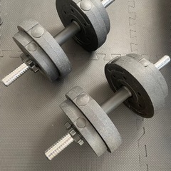 可変式ダンベル 7.5kg x2 二個セット　筋トレの画像