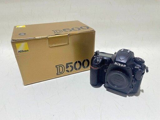 【苫小牧バナナ】状態良好 ニコン/Nikon 2088万画素 デジタル一眼レフカメラ D500 ボディ 動作OK 箱付き♪