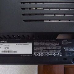 さしあげます。　パソコンモニター２４インチの画像