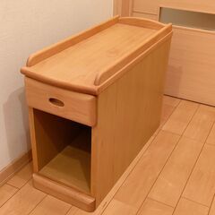 サイド収納（木製）　
