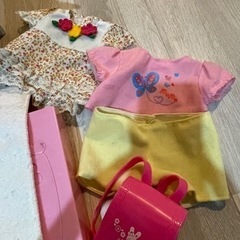 ポポちゃん　お着替え　ベッドお布団　ランドセル　セットの画像