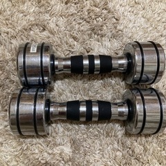 クロームダンベル3kg 2個