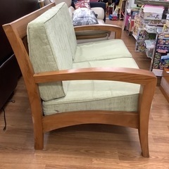 SCANTEAK(スキャンティーク)の2人掛けソファー売ります！