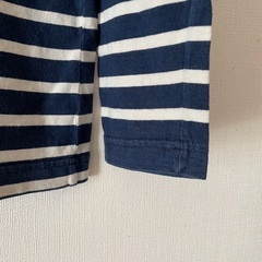 【ルミノア】フランス製ボートネック ボーダーカットソーの画像