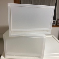 プラスチックの収納ケース