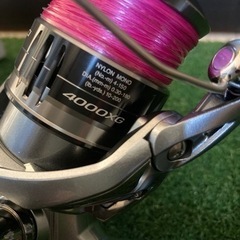 ⭐️新品⭐️本日限り‼️シマノ　21ナスキー4000xg ゴメクサスハンドルノブ&リールスタンド　全ベアリング追加済の画像