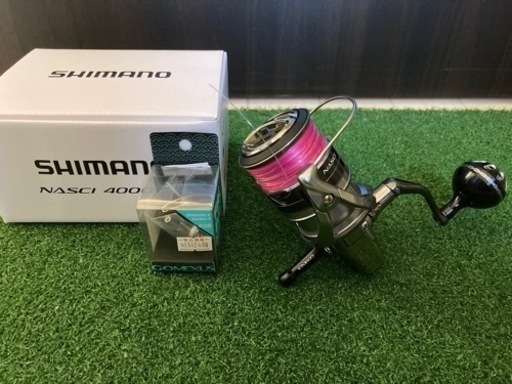 ⭐️新品⭐️本日限り‼️シマノ　21ナスキー4000xg ゴメクサスハンドルノブ&リールスタンド　全ベアリング追加済