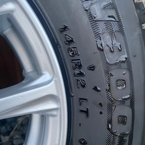 スタッドレスホイールセット 145R12LT