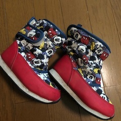 16cmスノーブーツ　ミッキー
