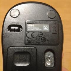 ワイヤレスマウス　Logicool M186の画像