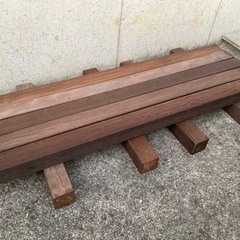 イタウバ/南米　高耐久ハードウッド　70×70㎜角材　長さ119...