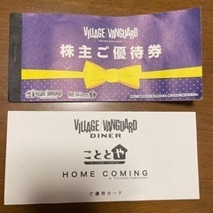 ヴィレッジバンガード株主優待券