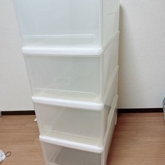 収納　衣装ケース4個セット