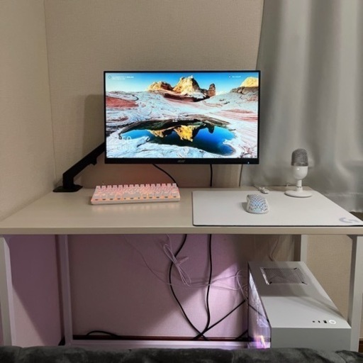 ゲーミングパソコン ホワイト セット / rtx2080 i5-10400F 16gb ssd500gb acer モニター 144hz razer huntsman mini razer seiren mini pulsar xlite wireless Logicool g640
