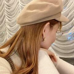 レイ ビームス　レディース　帽子　キャスケット　茶系　【中古】の画像