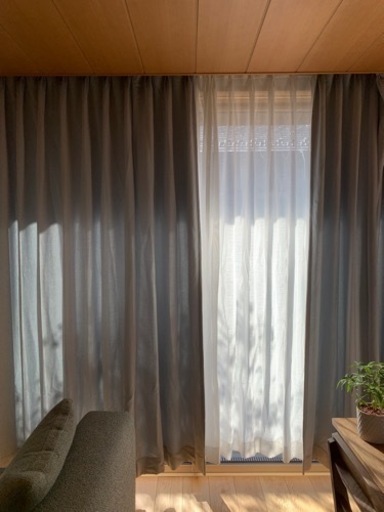 unico カーテン、レースカーテンセット