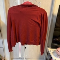 ボルドー♡ニット&カーディガン　アンサンブルの画像