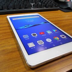 タブレット huawei mediapad m3 lite s 701hw 中古 動作確認済みの画像