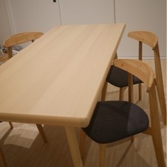 IKEA ダイニングテーブル&椅子4脚　最終値下げの画像