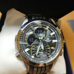 今日まで割引　新品　CASIO EDIFICE ECB-30ブラ...