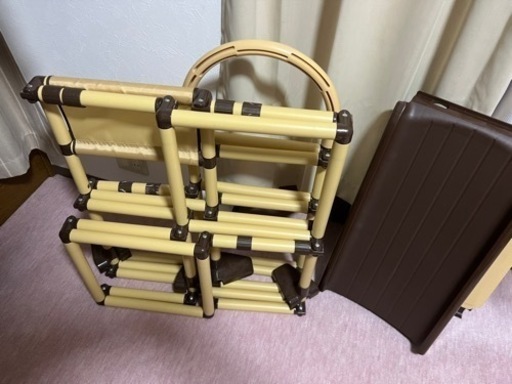 【110cmロングスロープ+2段ジム】かんたんおりたたみ2段ジム ロングスロープ 4700 world ワールド 野中製作所 ネビオ室
