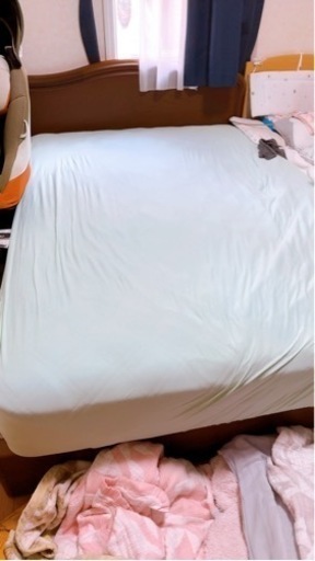 【フランスベッド】ダブル　マットレス付き