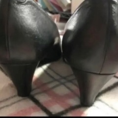 3万超　ブルーノマリ　高級　パンプス　イタリア　リクルート　オフィス　黒　就職　冠婚葬祭の画像