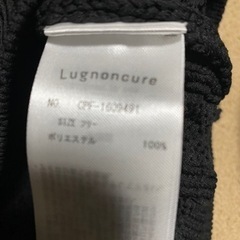 Lugnoncreブラックニットの画像