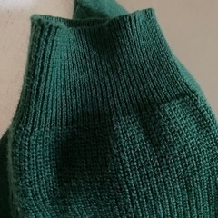 ロングカーディガン　グリーンの画像