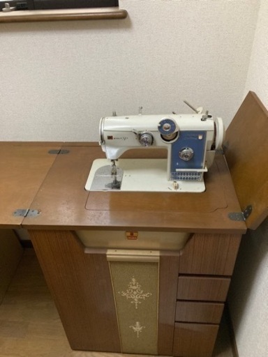 【レトロ】家庭用ミシン【ジャンク品】