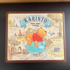 ディズニーランド ミッキー＆ミニー プーさん お菓子の空き缶の画像