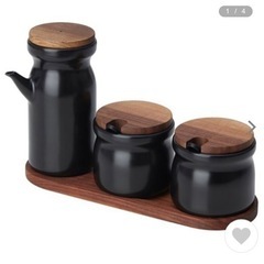IKEA イケア スパイス瓶 トレイ付き 3個セット