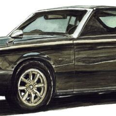NC-387 スカイラインジャパン/スカイラインGT-R R32 限定版画 直筆サイン有 額装済 作家 平右ヱ門の画像