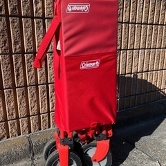コールマンアウトドアワゴン（テーブルセット）の画像