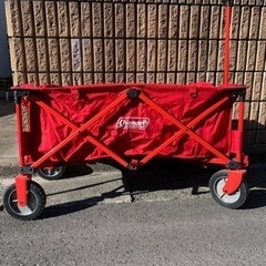 コールマンアウトドアワゴン（テーブルセット）の画像