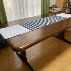 配送可能　大きめ180cm家庭用ダイニングテーブル　昭和北欧風　...