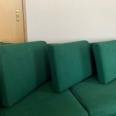 希少価値あり】入手困難 スイス銀行応接室使用品3人掛けソファ