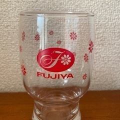不二家 FUJIYA グラス コップ 6個セット 非売品 レトロの画像